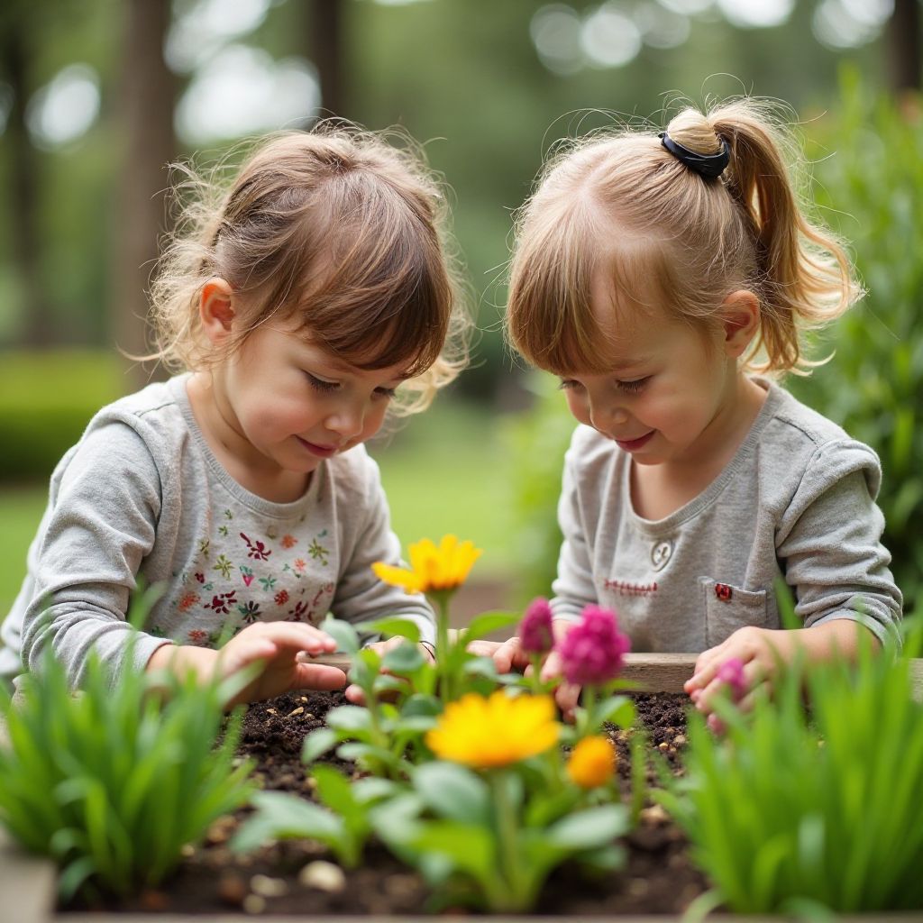 Sensory garden exploration
